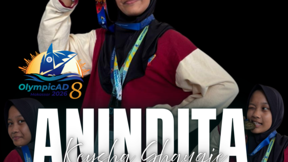 Anindita Kheisa Shauqie Peraih Perunggu OlympicAD Ke VIII 2026