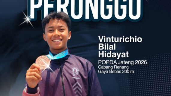 SMP Muhammadiyah Program Khusus Temanggung Raih Prestasi Gemilang, Vinturichio Bilal Hidayat Sabet Medali POPDA Jateng 2026