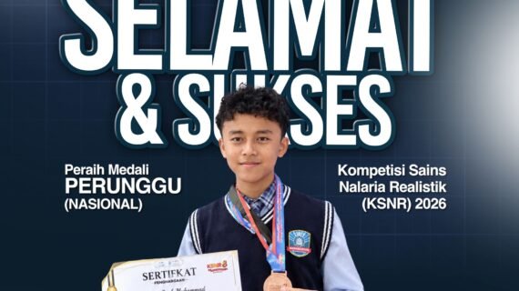 Siswa SMP Muhammadiyah PK Temanggung Raih Medali Perunggu Nasional KSNR 2026, Bukti Prestasi Menuju Sekolah Unggul dan Favorit di Temanggung
